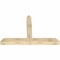 Ekena Millwork Portland Rough Sawn Timber Gable Bracket, Douglas Fir, 72"W x 48"H x 6"D x 6"F, 16/12 Pitch GBW072X48X0606POR00RDF - alternate 4